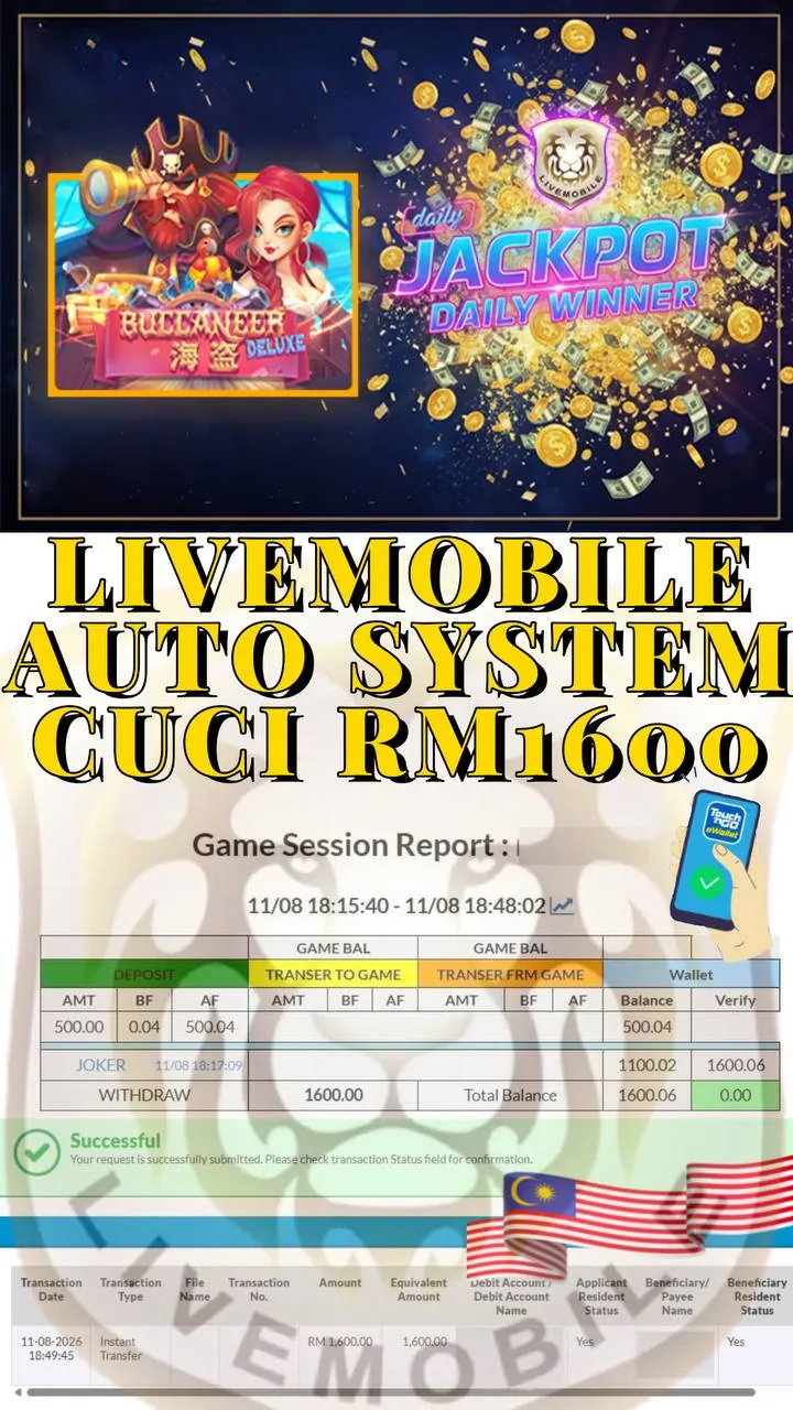 Rekod sistem auto pelanggan Livemobile Buccaneer Deluxe bernilai RM1,600