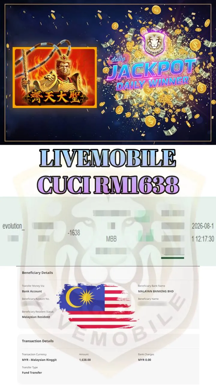 Rekod pelanggan Livemobile Qi Tian Da Sheng bernilai RM1,638
