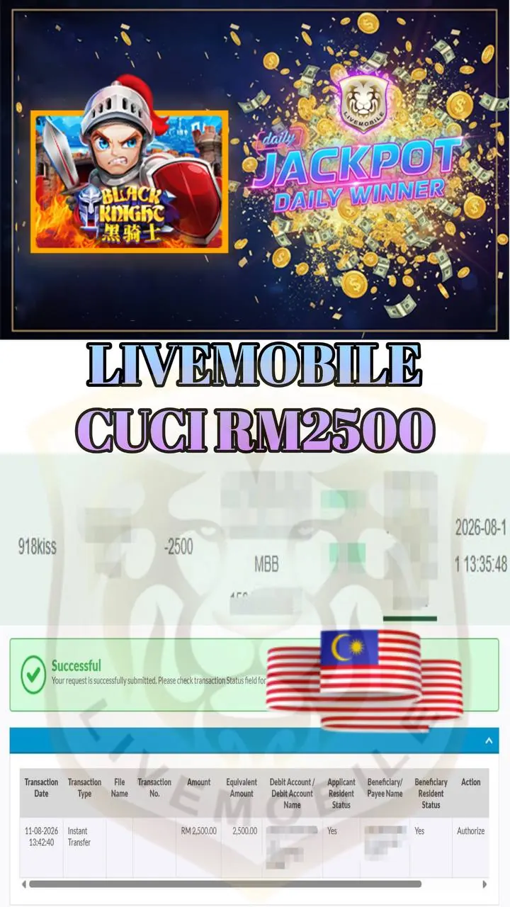 Rekod pelanggan Livemobile Black Knight bernilai RM2,500