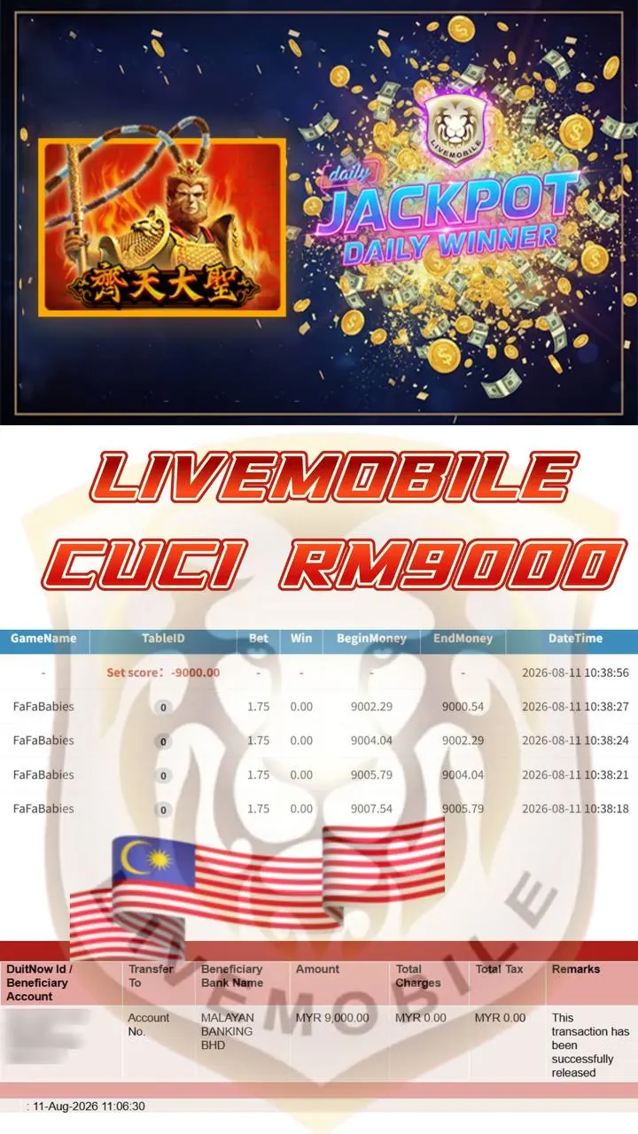 Rekod pelanggan Livemobile Qi Tian Da Sheng bernilai RM9,000